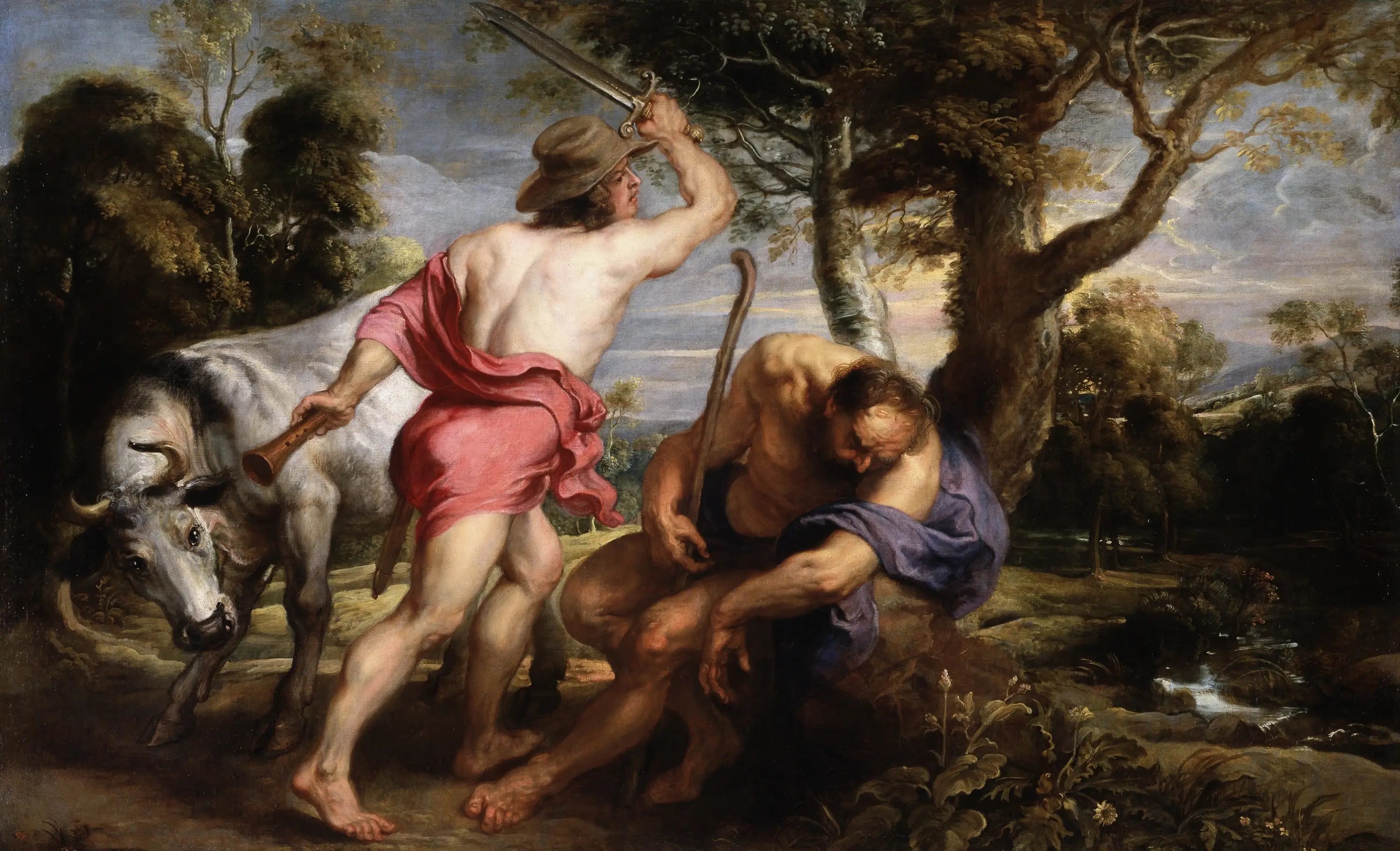 Mercure et Argos - Peter Paul Rubens image 1 copie de tableau peinte à la main