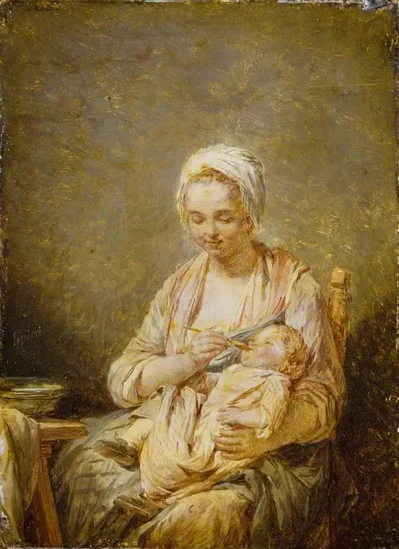 แม่เลี้ยงลูก - Nicolas-Bernard Lépicié