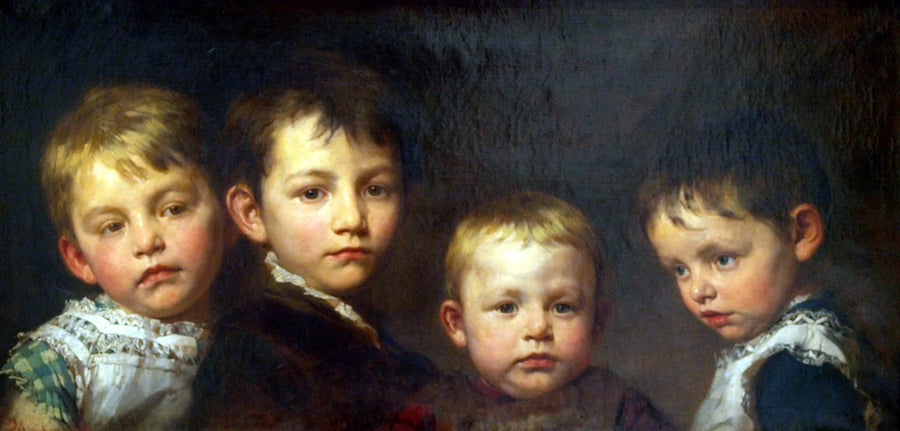 Mes enfants - Gyula Benczúr