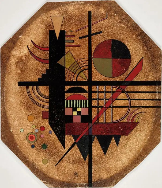 Message intime - Vassily Kandinsky image 1 tableau peint à l’huile sur toile