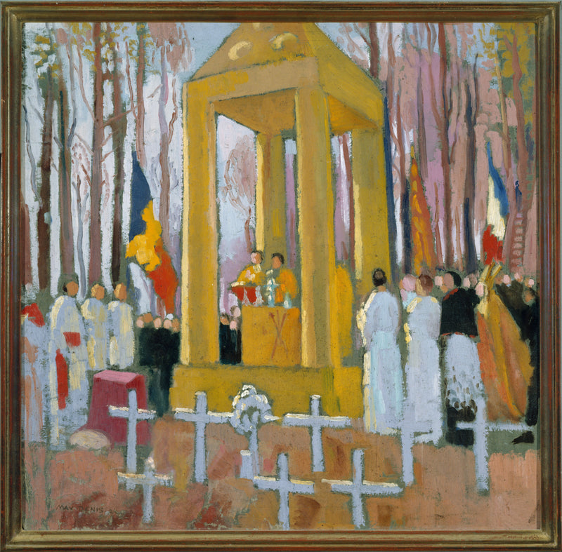 งานแสดงหน้าหลุมศพของ Ernest Psichari - Maurice Denis