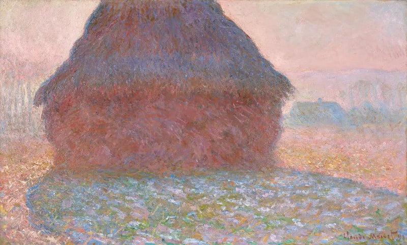กองฟางในแสงแดด - Claude Monet