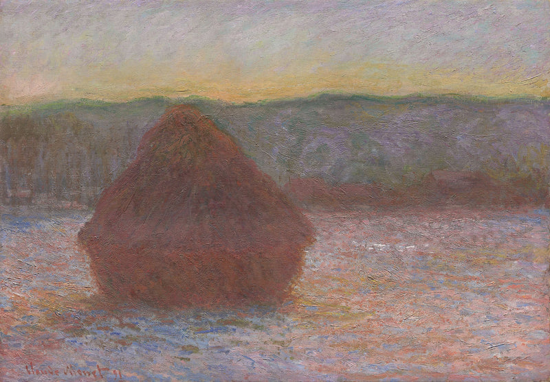ล้อเจียร ละลาย อาทิตย์ตก W1284 - Claude Monet