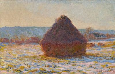 Reproduction du tableau « Meule, effet de neige, soleil - Claude Monet » par Alpha Reproduction en peinture à l’huile
