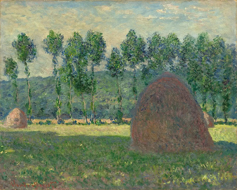 กองฟางใกล้กีแวร์นี - Claude Monet