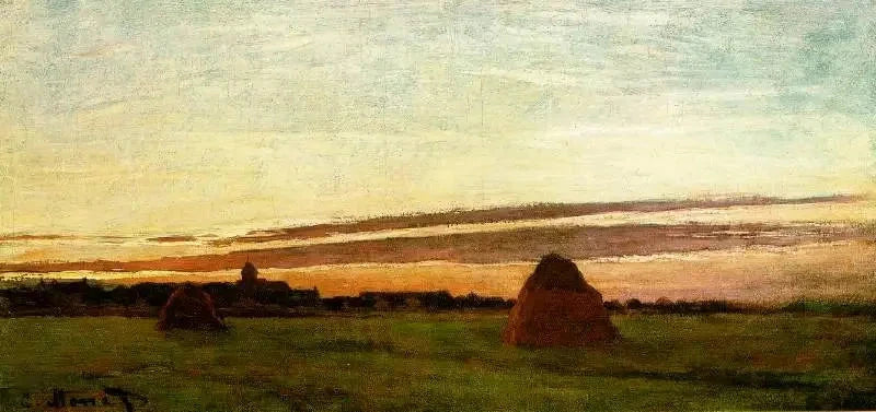 ล้อเจียรใกล้ Chailly พระอาทิตย์ขึ้น W55a - Claude Monet