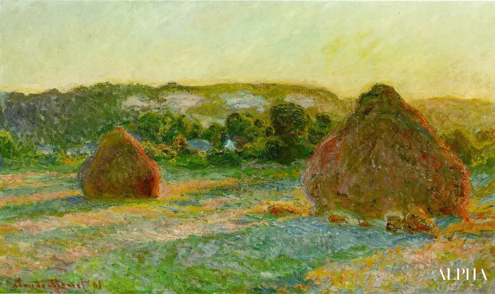 Meules (fin de l'été) - Claude Monet - Reproductions de tableaux et peintures haut de gamme