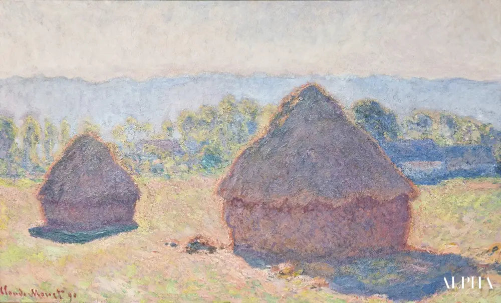 Meules, grand soleil - Claude Monet - Reproductions de tableaux et peintures haut de gamme