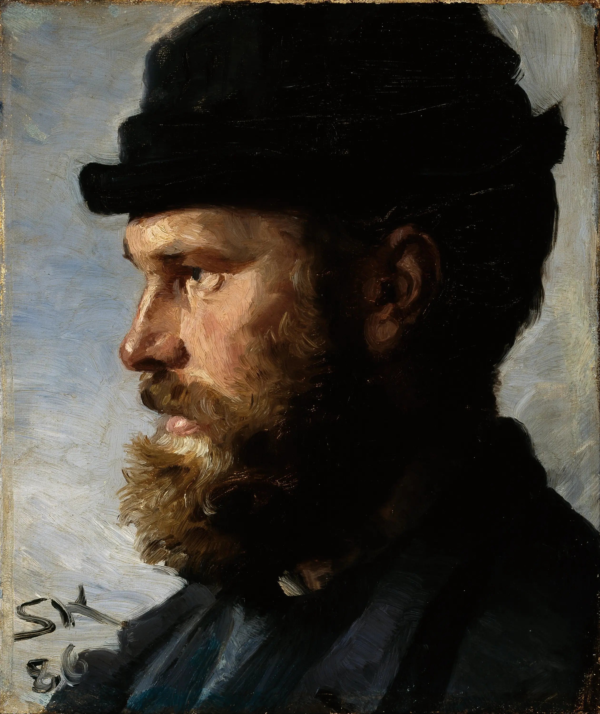 Michael Ancher - Peder Severin Krøyer image 1 copie peinte à la main à l’huile