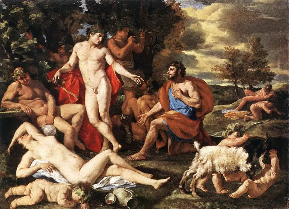 Midas devant Bacchus - Nicolas Poussin - Alpha Reproduction