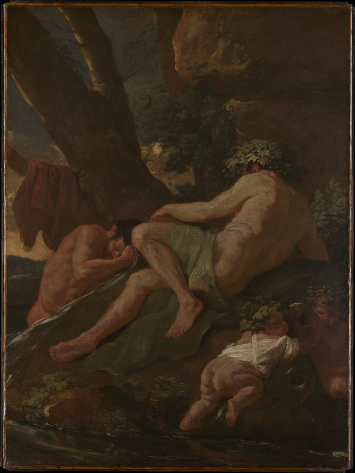 Midas se lavant à la source du Pactole - Nicolas Poussin