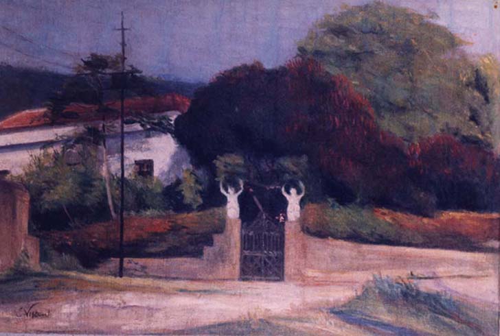 Minha casa em Copacabana - Eliseu Visconti image 1 tableau peint à l’huile sur toile