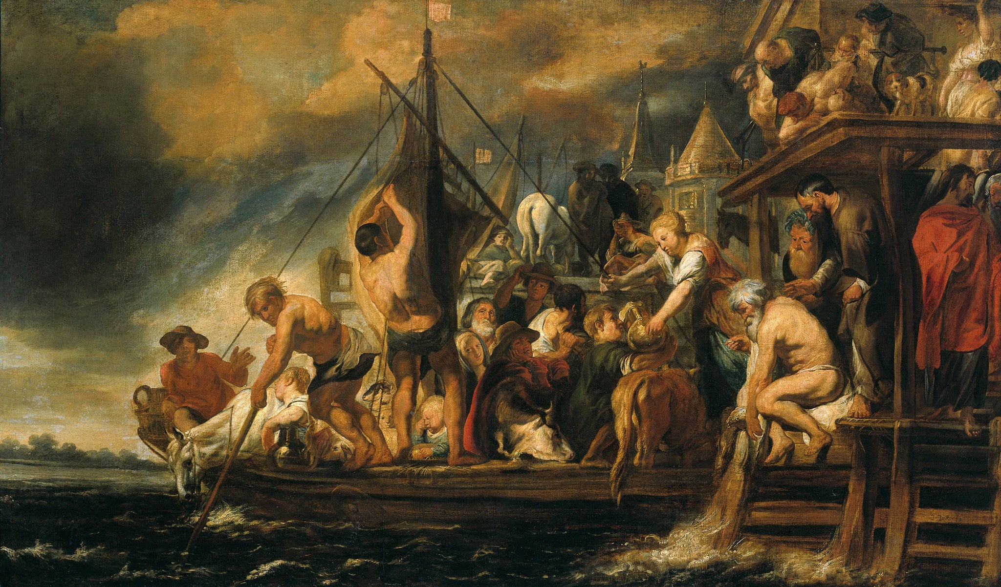 Le miracle du statère dans la gueule du poisson - Jacob Jordaens
