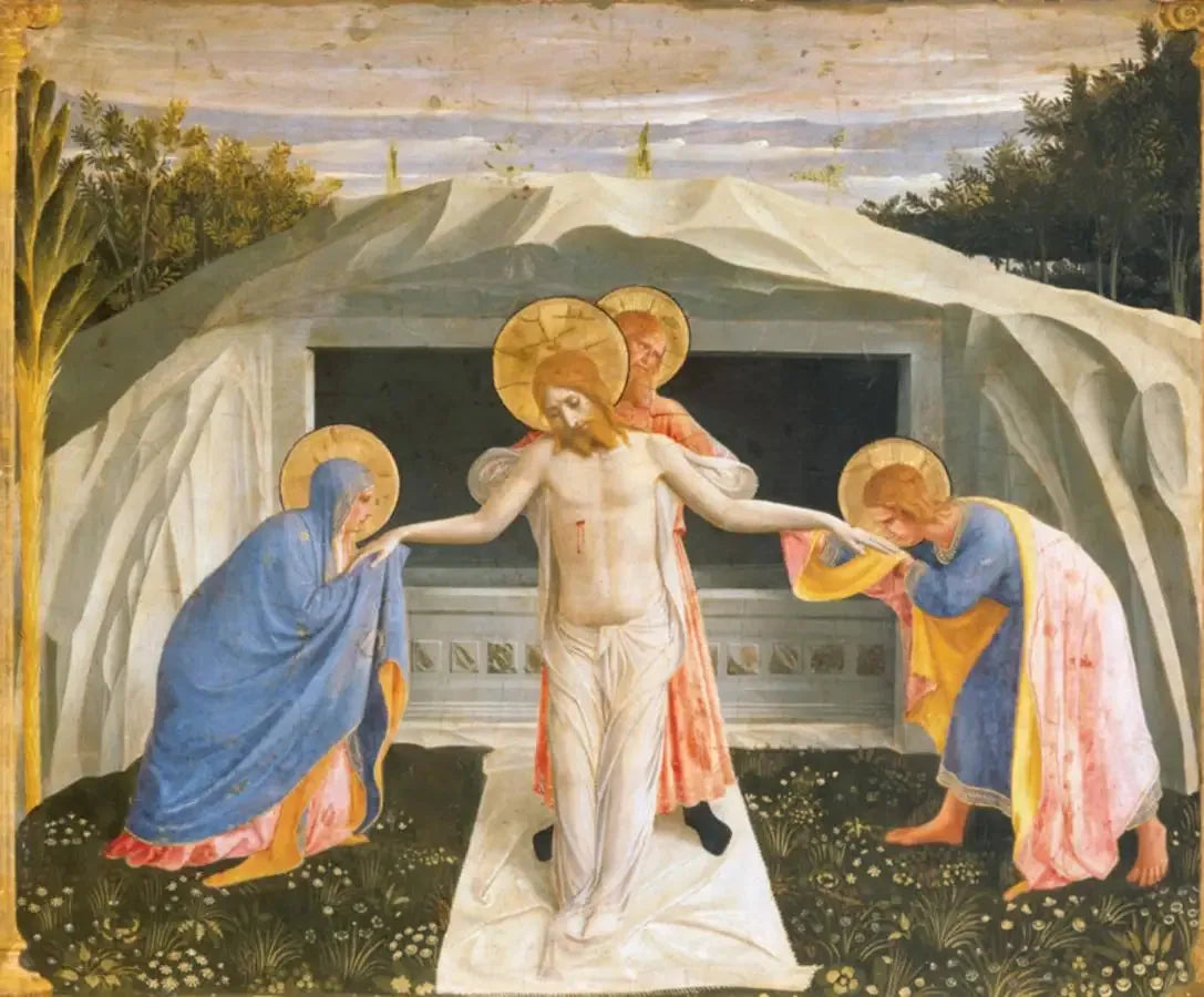 Mise au tombeau du Christ - Fra Angelico image 1 reproduction artisanale de tableau