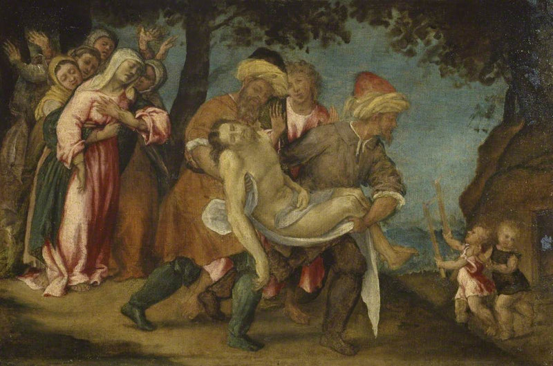 การฝังศพ - Lorenzo Lotto