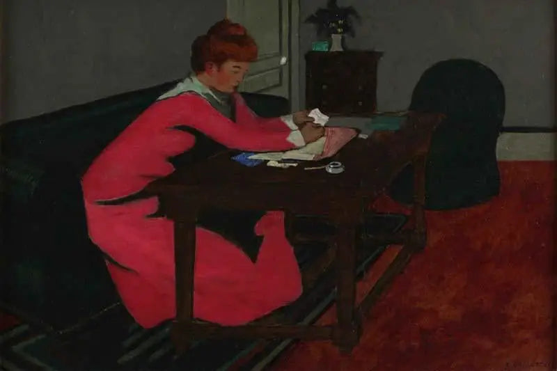 Misia à son bureau - Félix Vallotton - Alpha Reproduction
