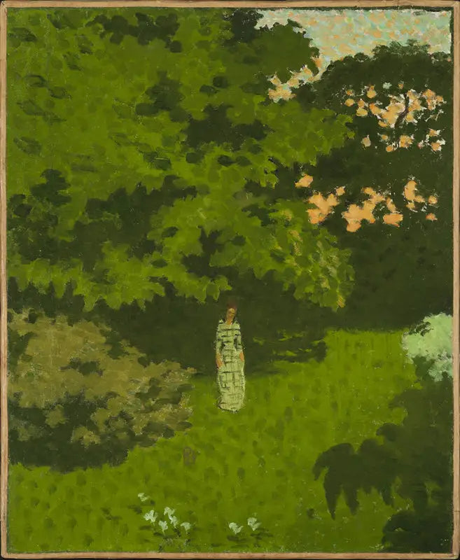 คุณ Claude Terrasse ในสวนของ Clos au Grand-Lemps - Pierre Bonnard