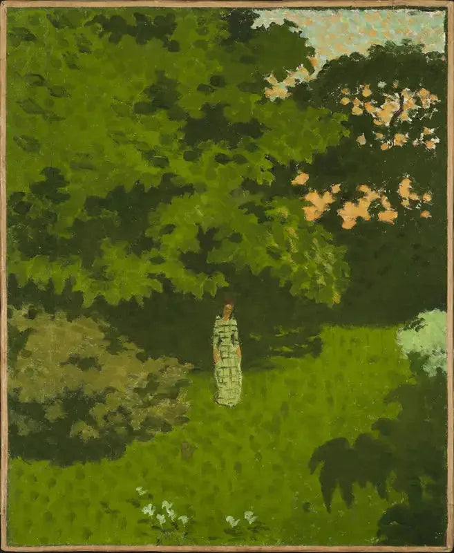 คุณ Claude Terrasse ในสวนของ Clos au Grand-Lemps - Pierre Bonnard