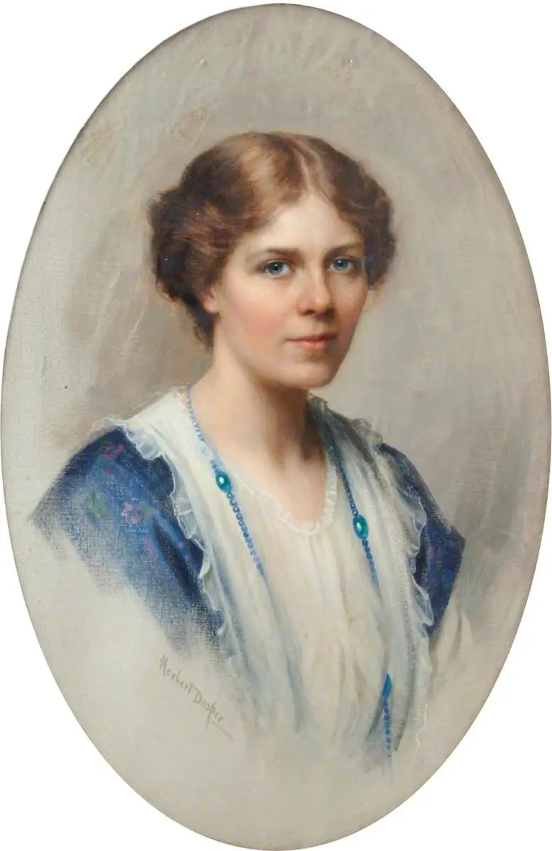 นางสาว E. Milton - Herbert Draper