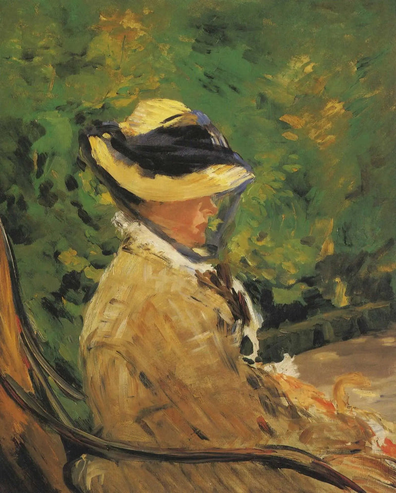 คุณนาย Édouard Manet ในสวน Bellevue - Édouard Manet