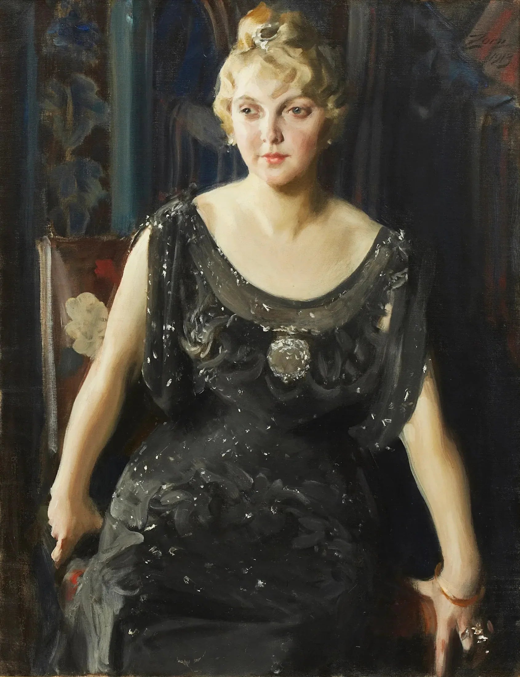 Mme Piltz - Anders Zorn image 1 reproduction d’œuvre d’art à l’huile