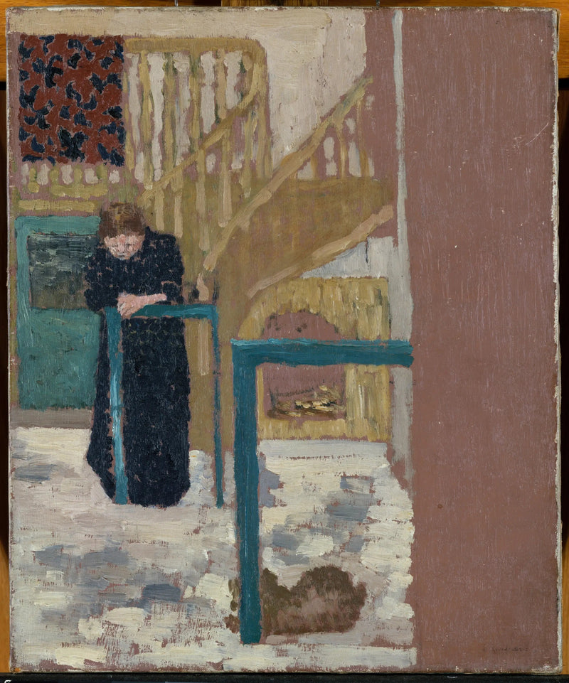 คุณผู้หญิงวีอาร์ในสตูดิโอของนักออกแบบฉาก - Édouard Vuillard