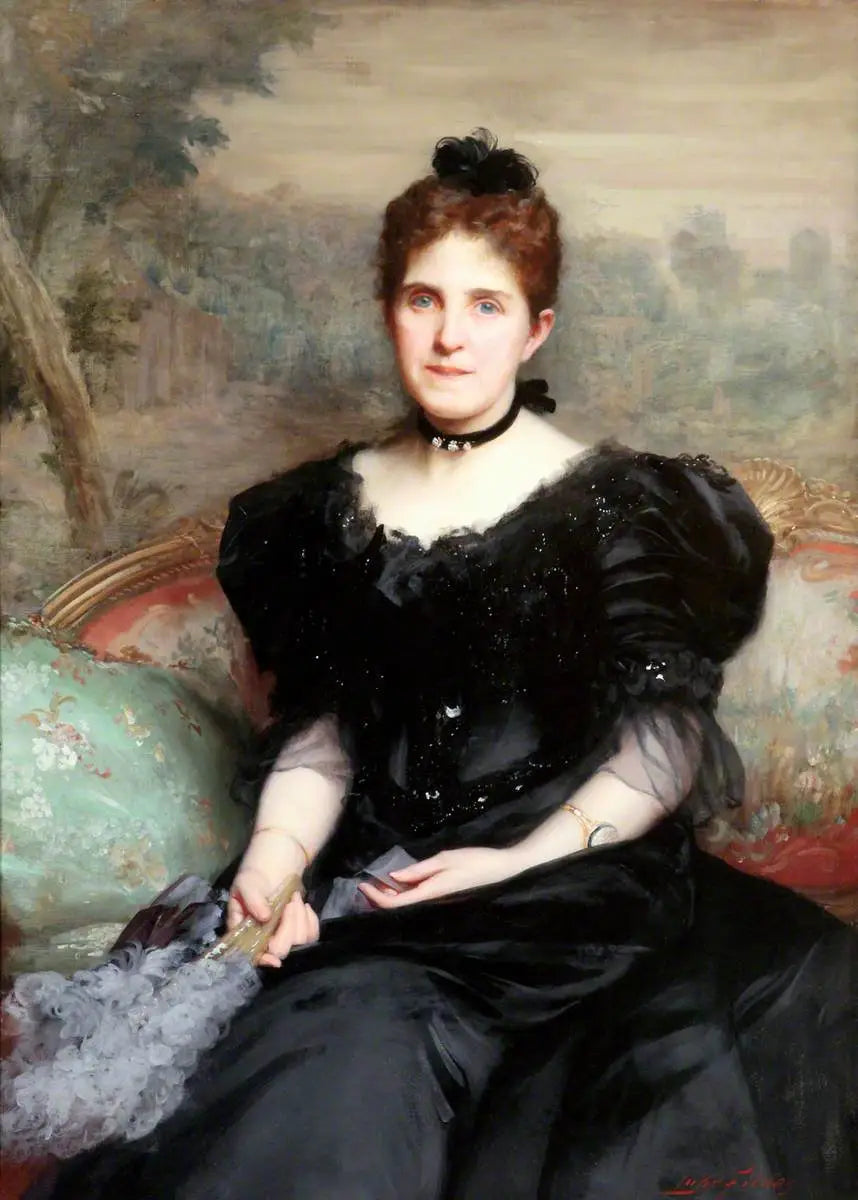 Mme William Hesketh Lever (c.1851–1913) plus tard 1re Lady Lever - Luke Fildes - Alpha Reproduction