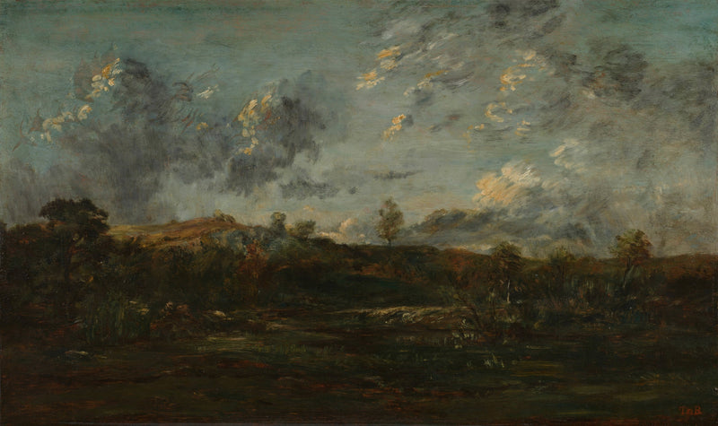Moeras in Bourgondië - Théodore Rousseau