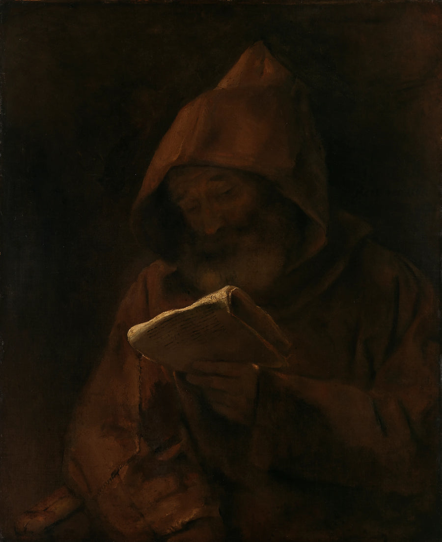 การอ่านของพระสงฆ์ - Rembrandt