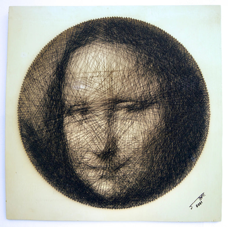 งานศิลปะด้ายโมนาลิซ่า | 60x60ซม.