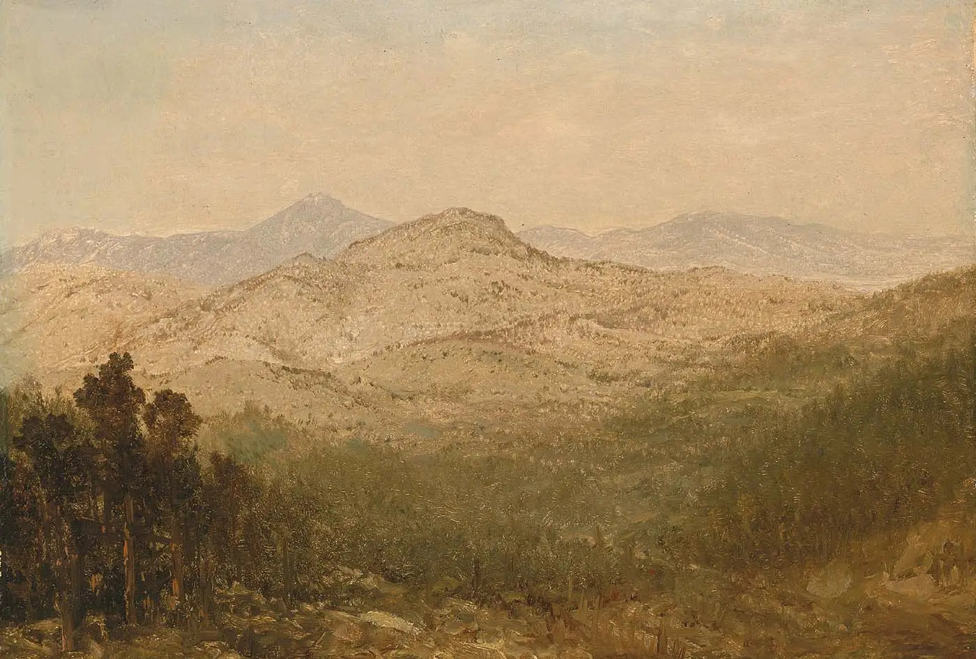 Montagnes du Colorado - John Frederick Kensett image 1 copie de tableau peinte à la main