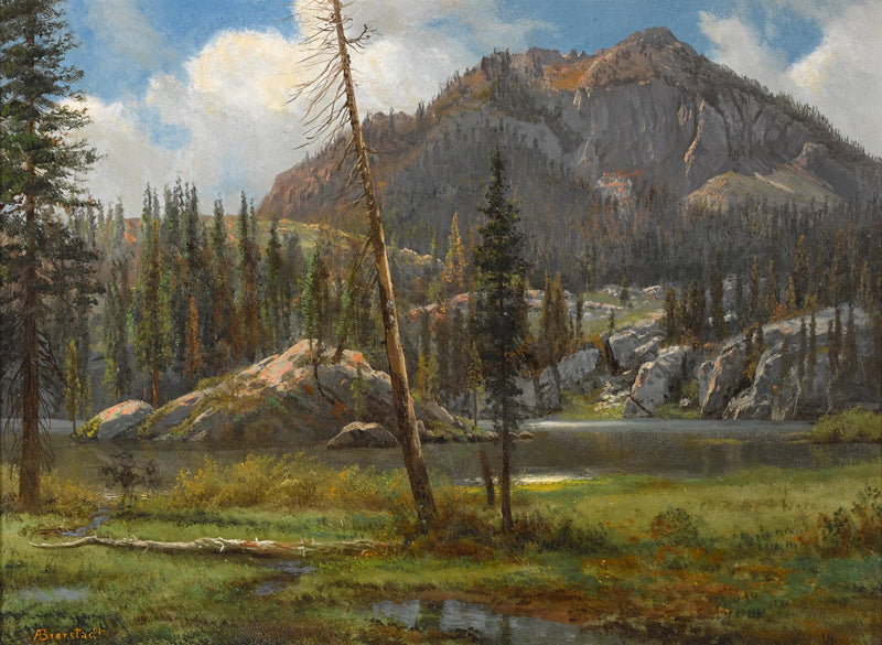 ภูเขาทางตอนใต้ของเทือกเขา Sierra Nevada - Albert Bierstadt