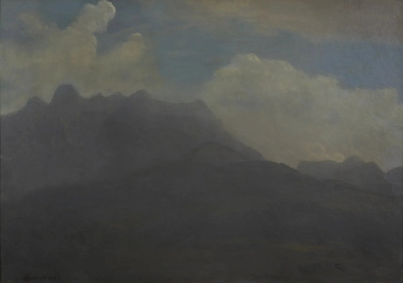 ภูเขาและเทือกเขาเทียม - Albert Bierstadt