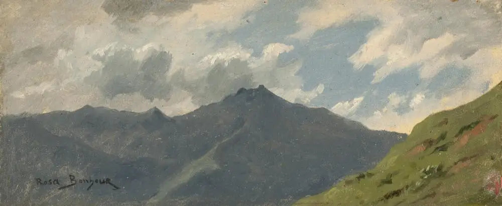 Montagnes - Rosa Bonheur image 1 reproduction d’œuvre d’art à l’huile