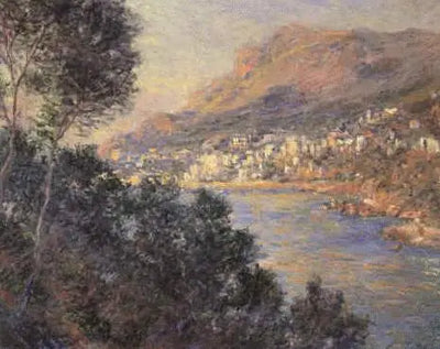 Reproduction du tableau « Monte-Carlo vu de Roquebrune - Claude Monet » par Alpha Reproduction en peinture à l’huile