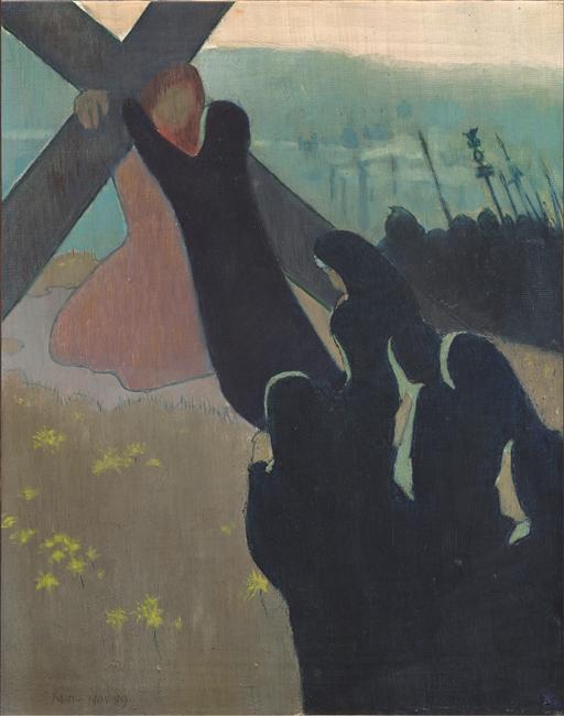 Montée au calvaire - Maurice Denis
การขึ้นเขาไม้กางเขน - มอริซ เดนิส