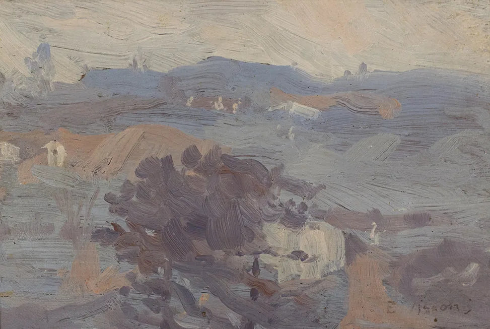 Morro de Santo Antônio - Eliseu Visconti image 1 copie de tableau peinte à la main