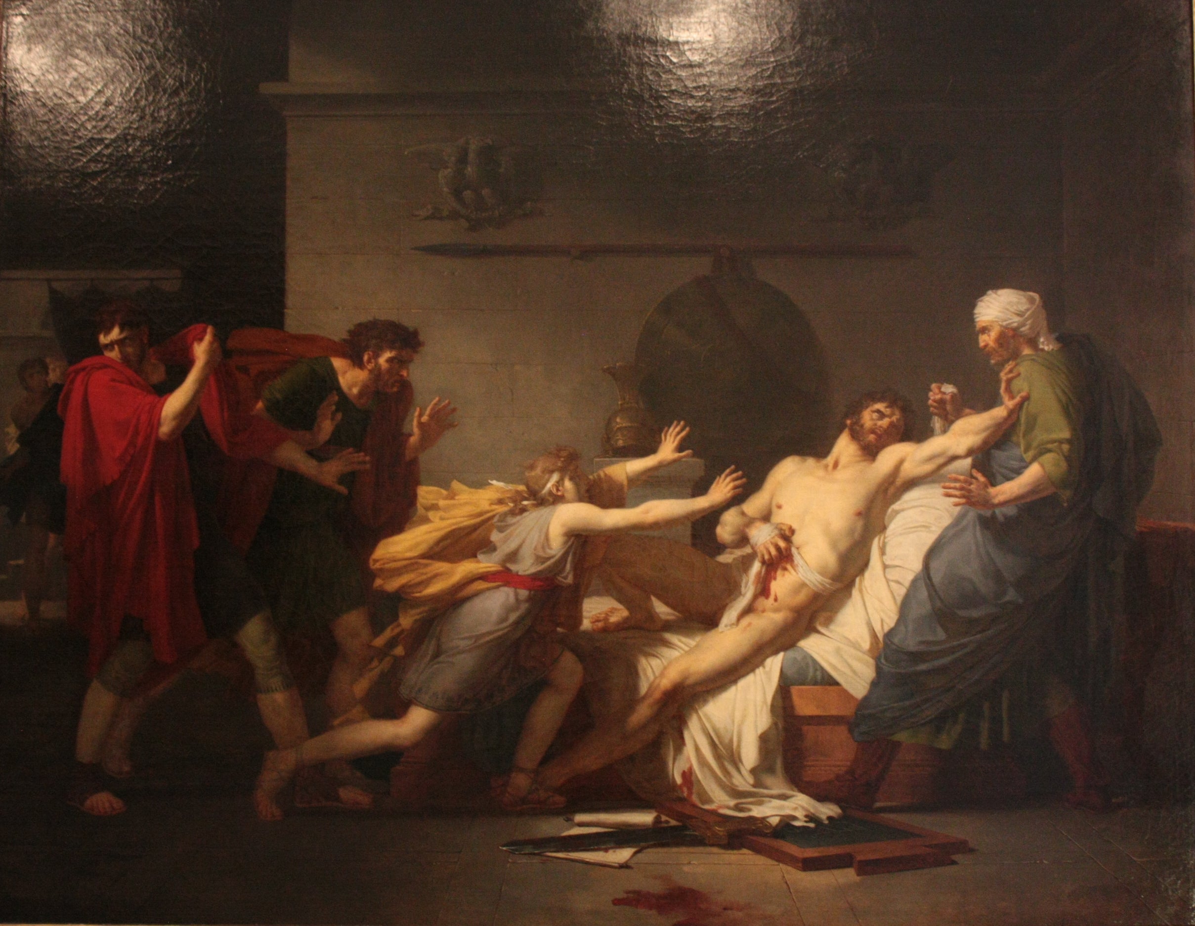 Mort de Caton d'Utique - Pierre-Narcisse Guérin