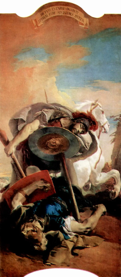 Mort du consul L. J. Brutus lors d’un duel avec Aruns - Giovanni Battista Tiepolo - Alpha Reproduction