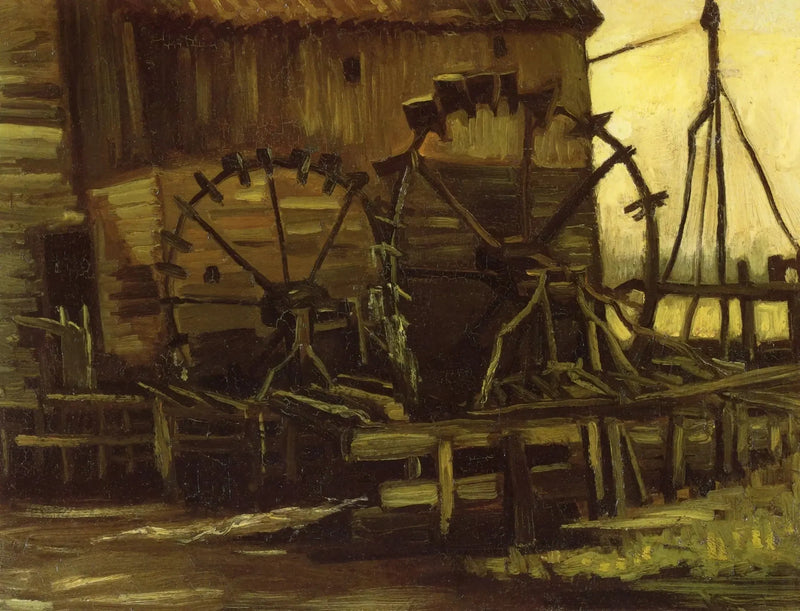 โรงสีเลื่อนน้ำที่เกนนิป - Vincent van Gogh