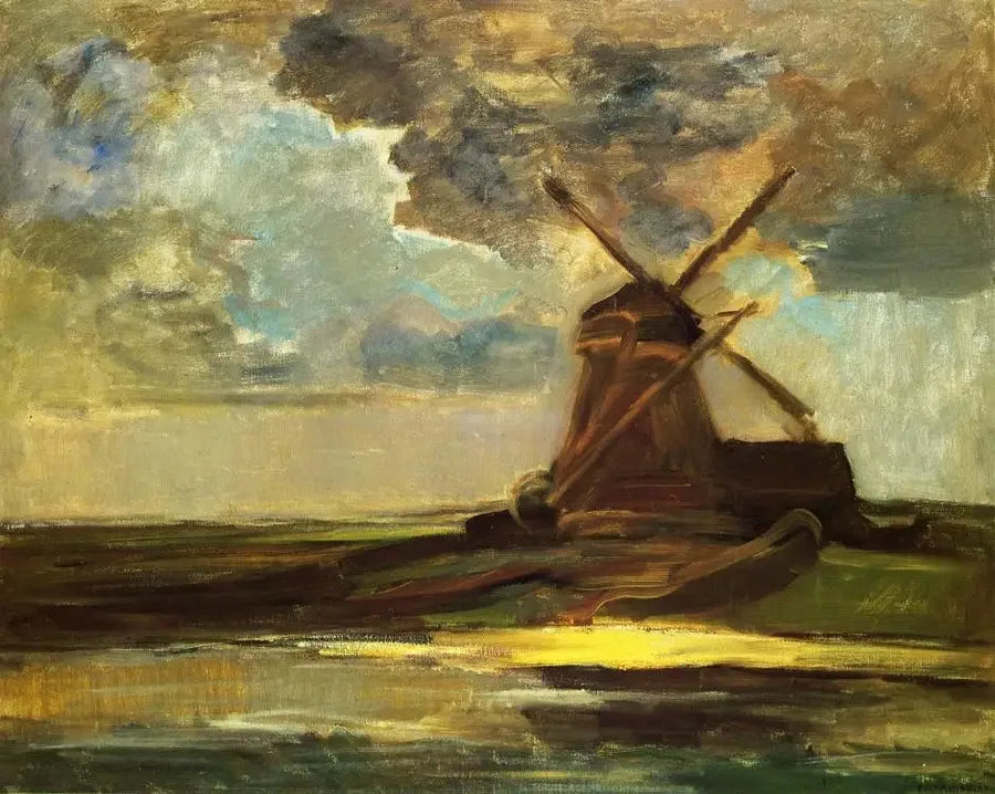 กังหันลมที่ Gein - Piet Mondrian