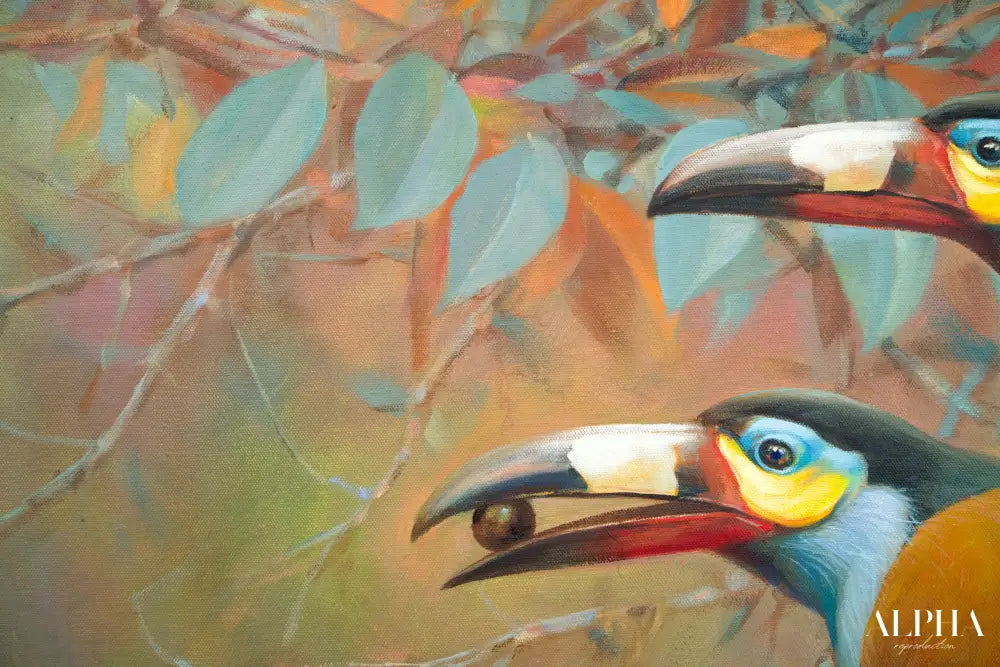 Mountain Toucan – Somchai | 60 x 90 cm Reproductions de tableaux à la peinture à l’huile