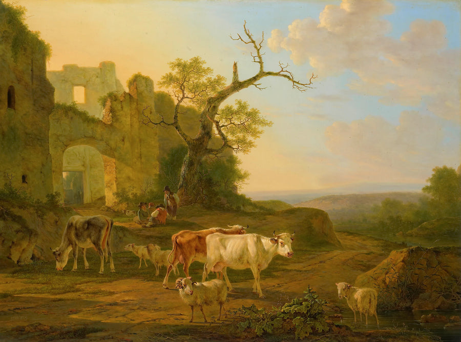 Moutons sur la bruyère - Jan Bedijs Tom