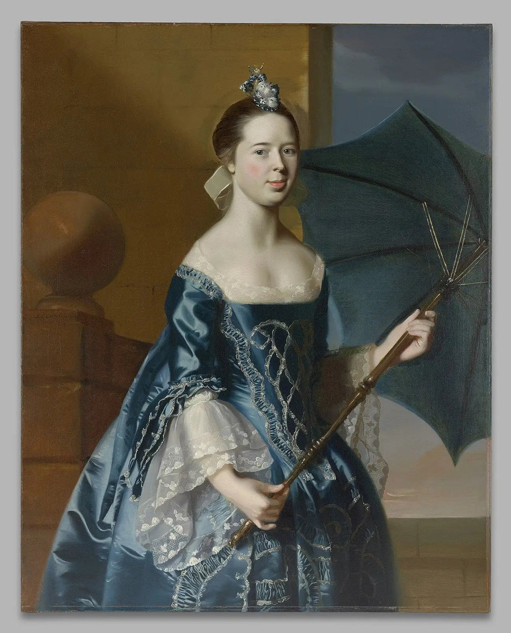 Mrs. Benjamin Pickman (Mary Toppan), (1744-1817) - John Singleton Copley image 1 tableau peint à l’huile sur toile