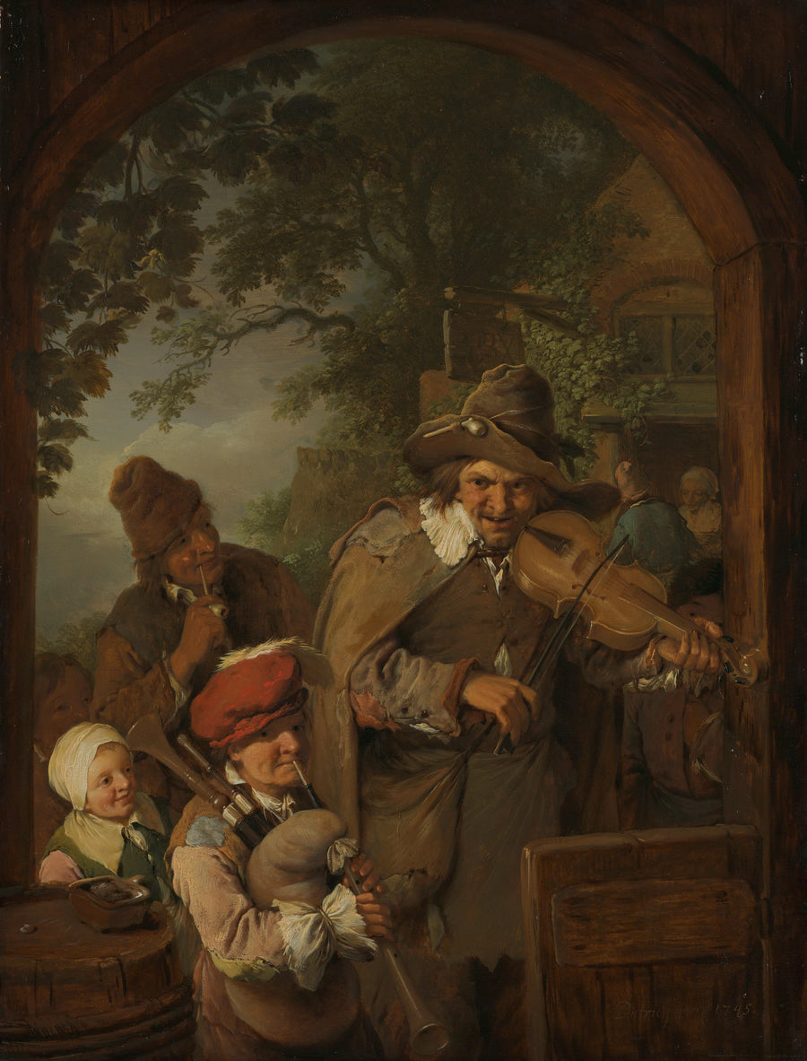 Les musiciens errants - Christian Wilhelm Ernst Dietrich
