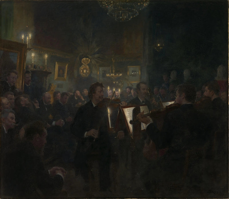 ดนตรีในสตูดิโอ - Peder Severin Krøyer