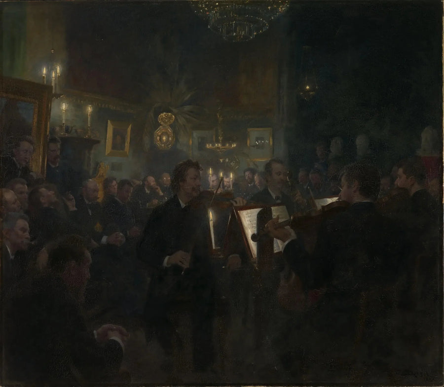 ดนตรีในสตูดิโอ - Peder Severin Krøyer