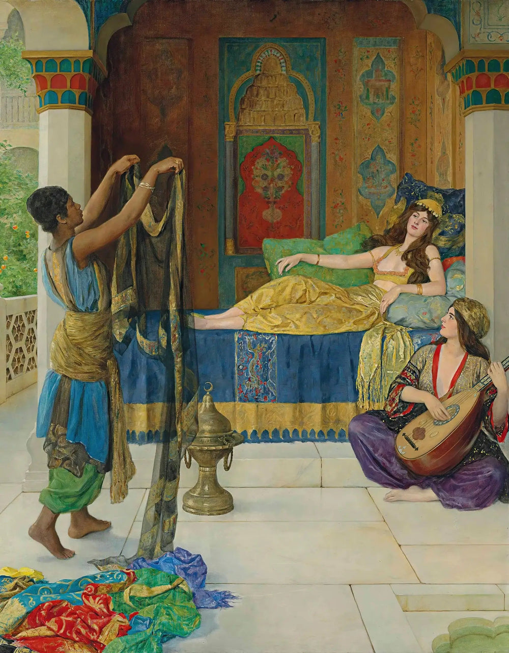 Myrrhe, Aloès et Cassia - John Collier image 1 tableau peint à l’huile sur toile