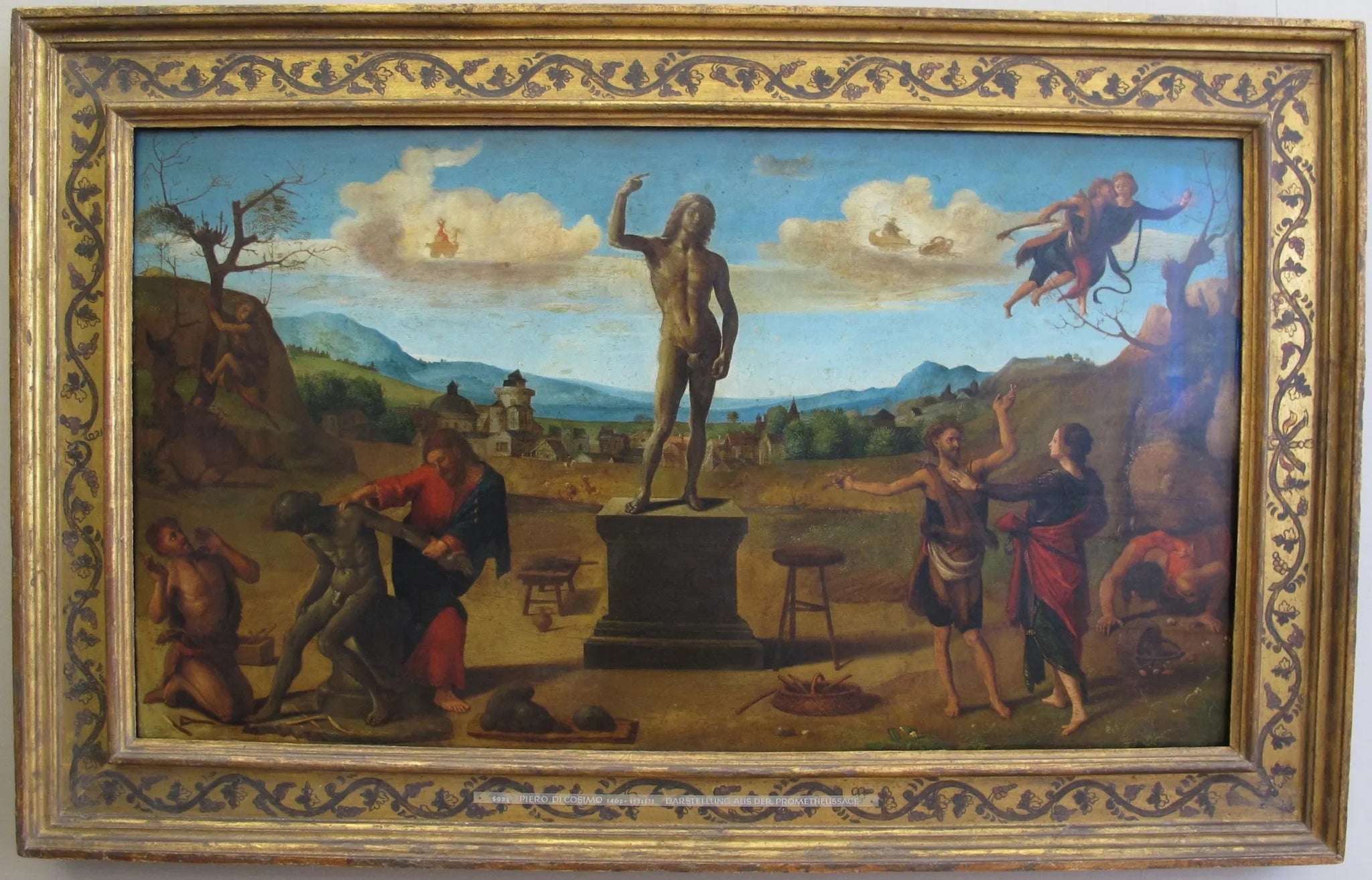 Mythe de Promothée - Piero di Cosimo image 1 reproduction de peinture à l’huile