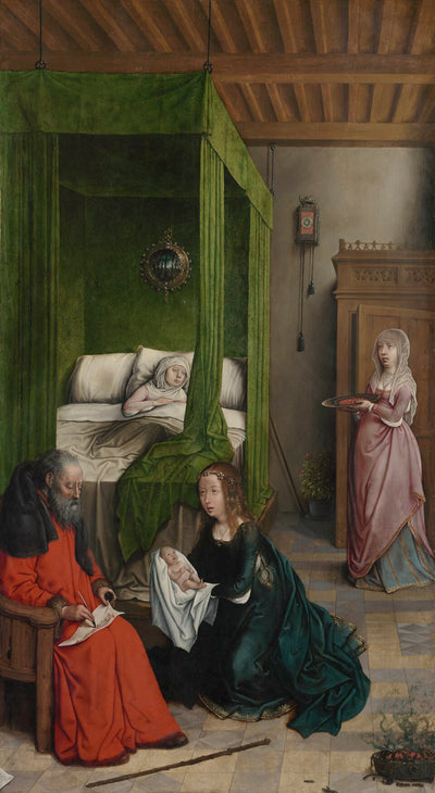 Naissance de saint Jean-Baptiste - Juan de Flandes - Alpha Reproduction